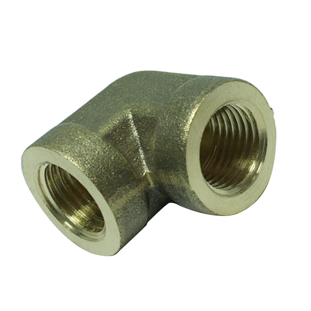 1Pc DN8 1/4" Female x Female Elbow Brass Adapter Connector Pipe Tube Fitting