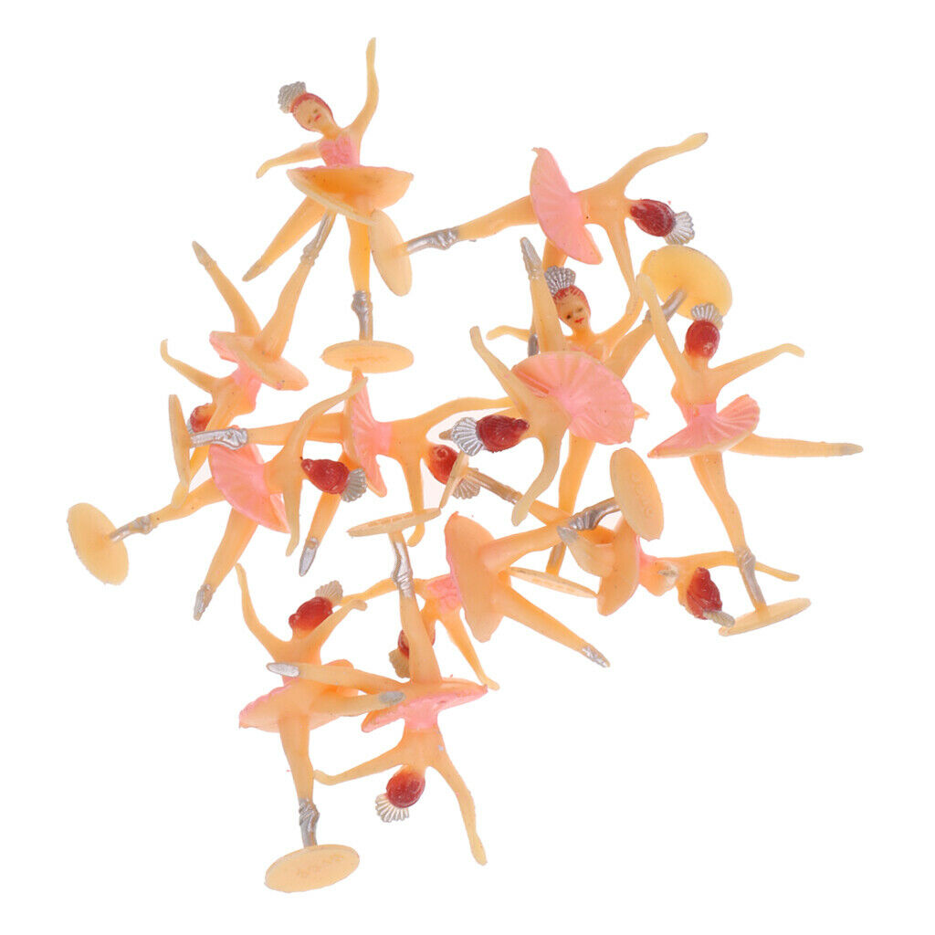 12x White & 12x Pink Mini  Decoration Kit For Home Decoration