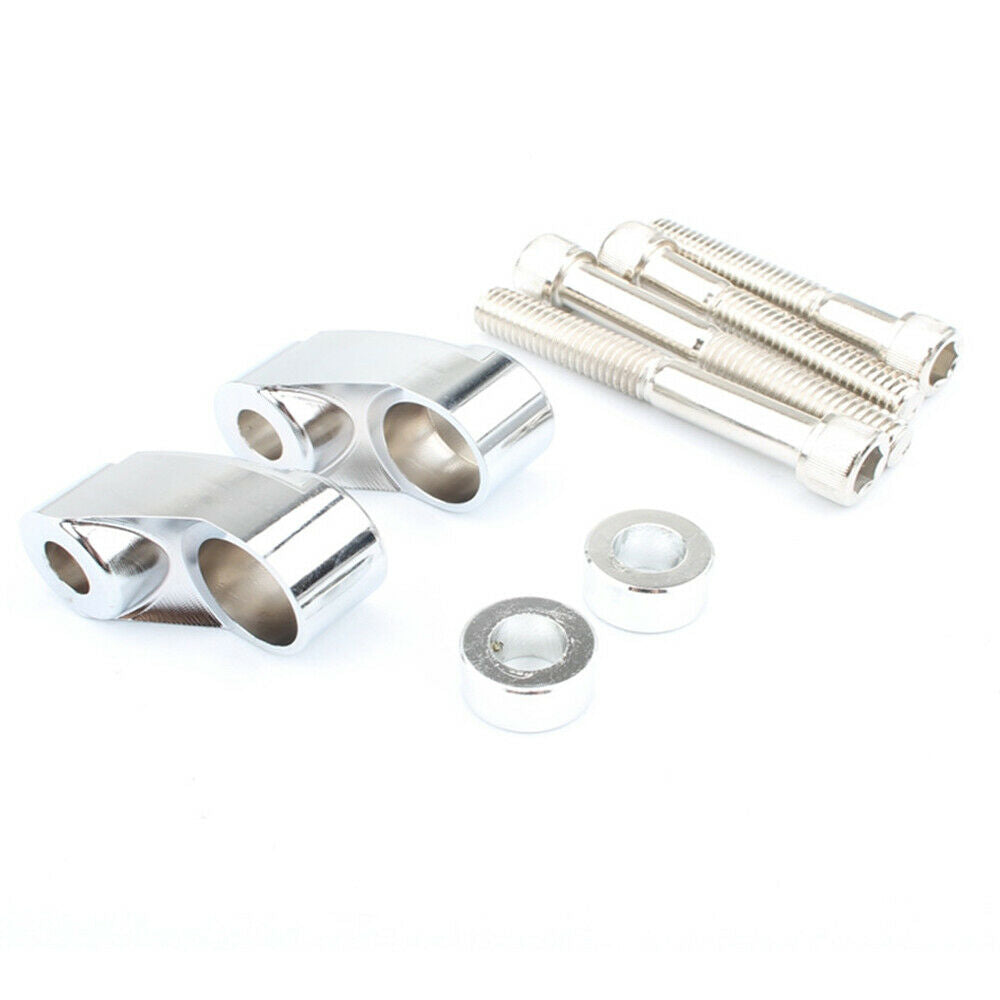 For Sportster FXR FXD Dyna XL 39 & 49mm Tubes Turn Signal Relocation Kit 1 Pair