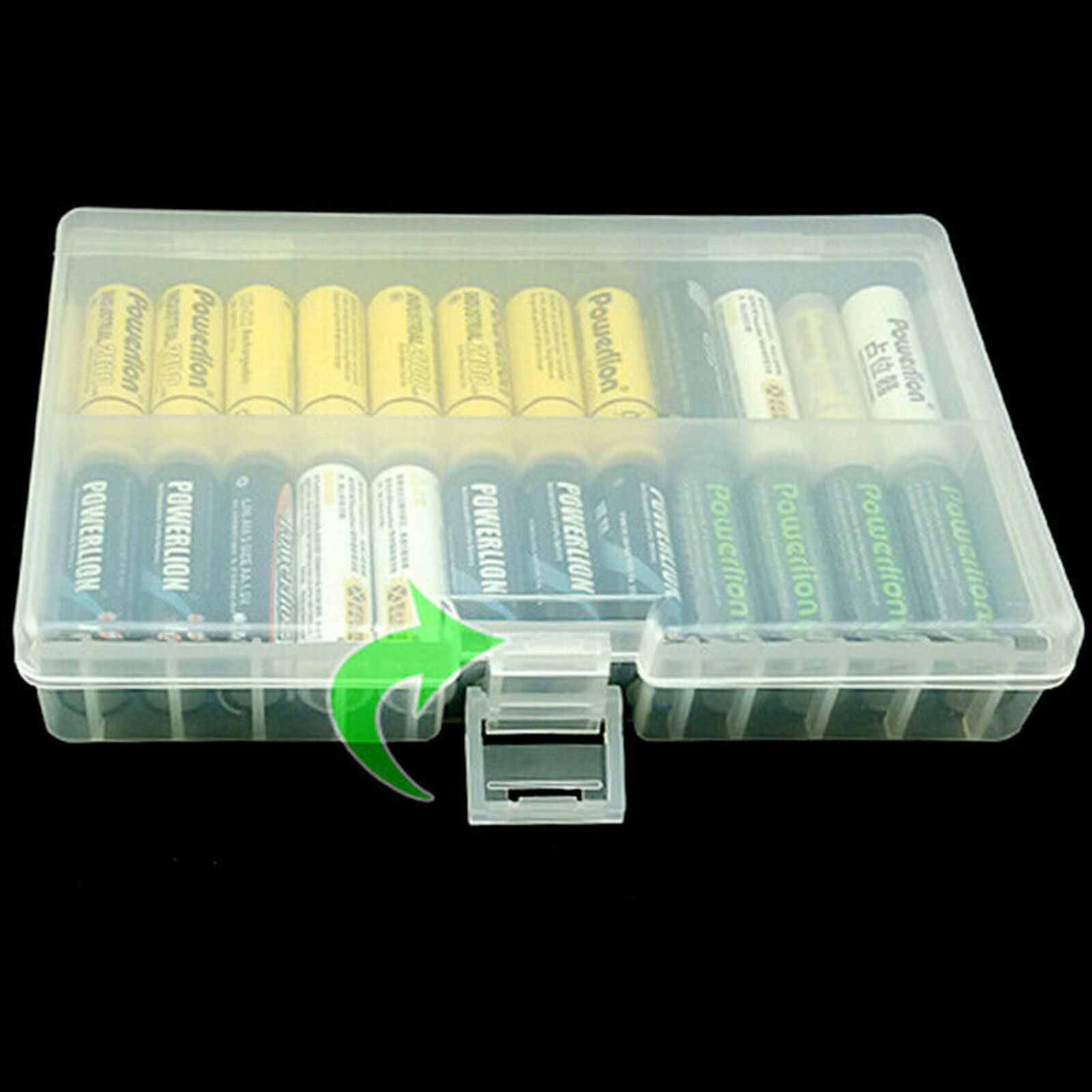 Waterproof Dustproof Clear Plastic AA AAA Battery Box Storage Case Cover Holder