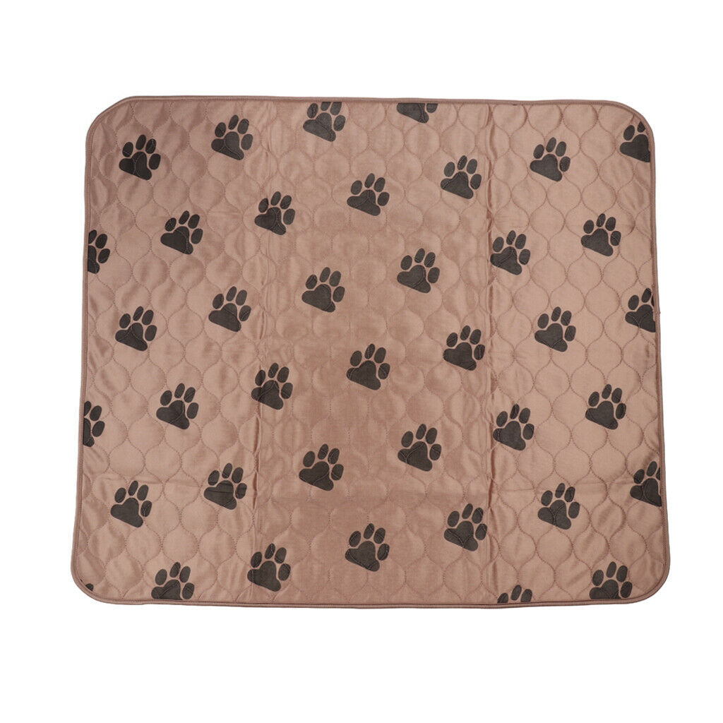 Microfiber Pet waterproof Bed Mat Pet Cover Cushion for Dog Puppy Brown L