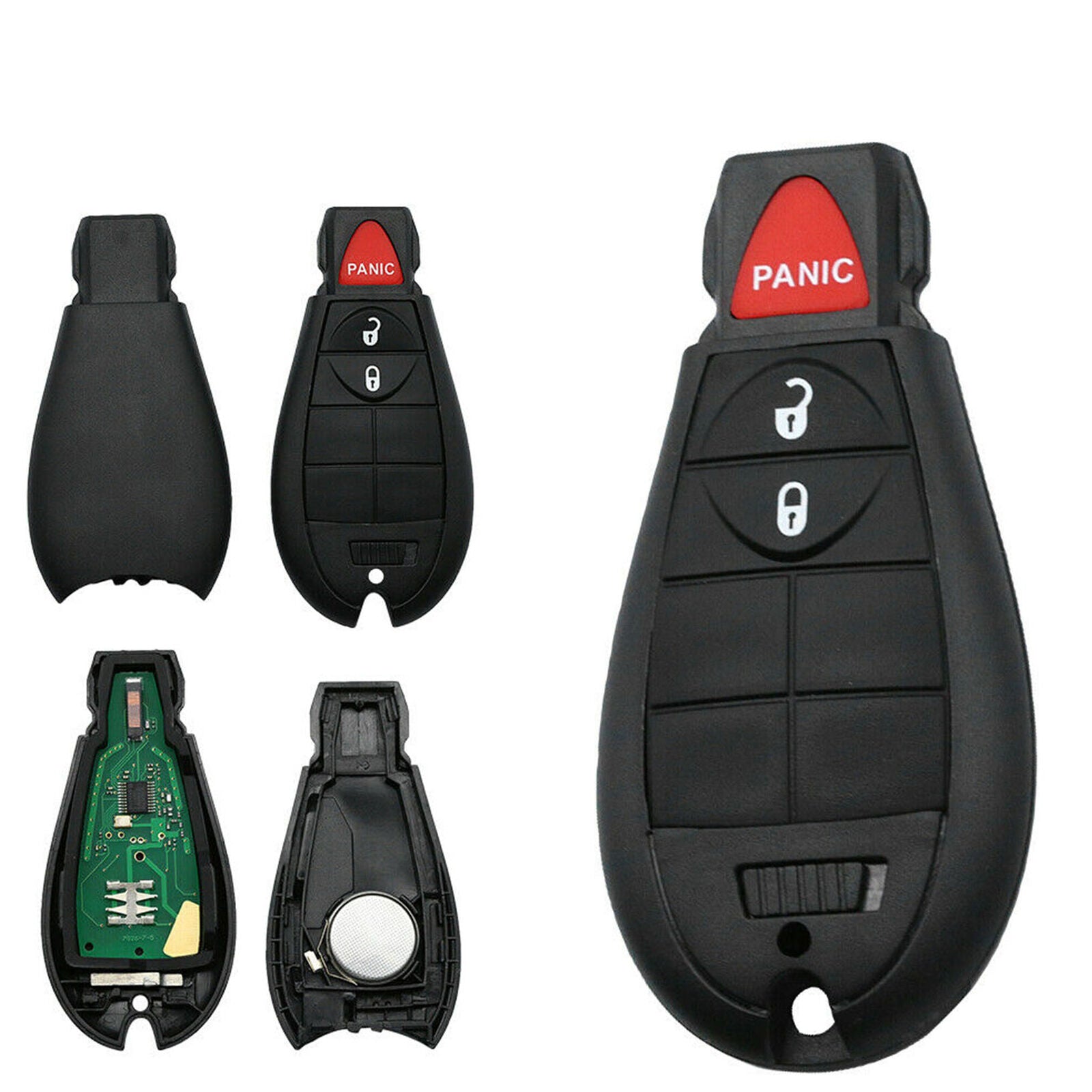 Remote Key Fob 3 Button Replace For 2013-2018 Dodge Ram 1500 2500 3500 GQ4-53T