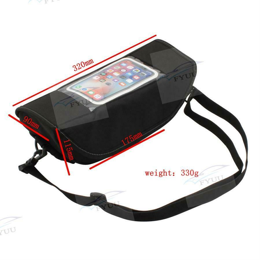 Motorcycle Handlebar Bag Black Dual Sport Adventure FOR BMW R1200GS ADV F700GS
