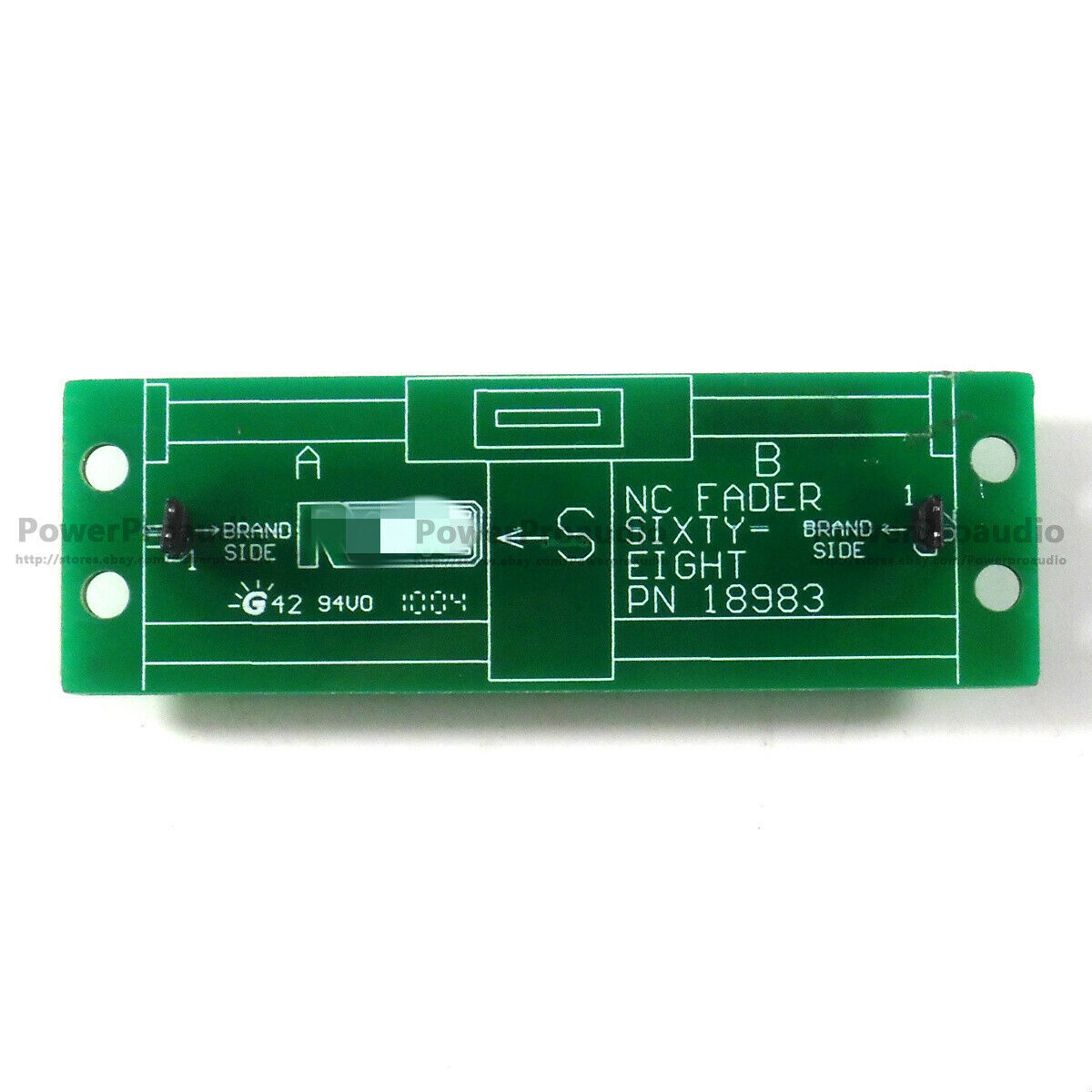 2 x  NC Fader Sixty-Eight Crossfader Circuit Board For RANE TTM-61 62 68 PN18983