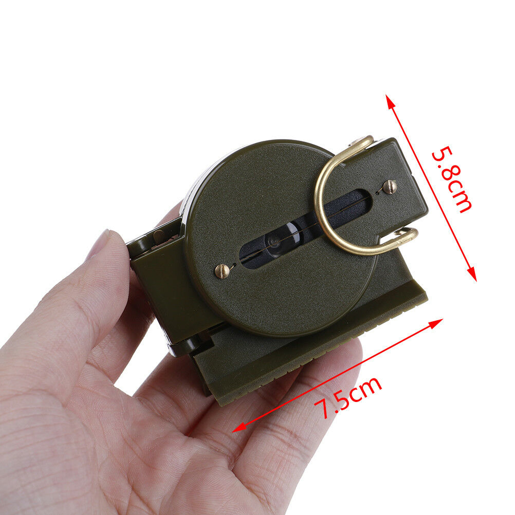 Outdoor Camping Hiking Style Survival Marching Military Lensatic Compas.l8