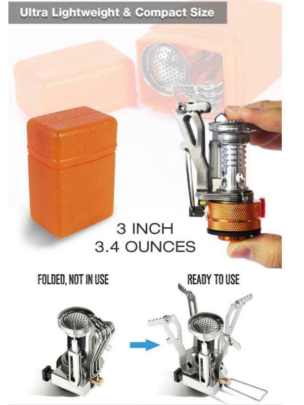 Portable Outdoor Picnic Camping Travel Foldable Gas Stove Picnic Butane Burner