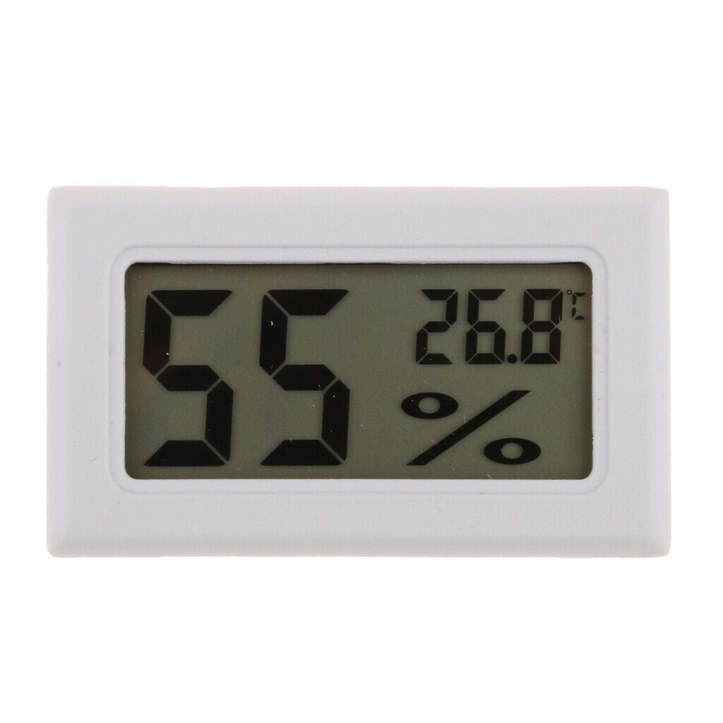 3 pices Digital Temperature Humidity Meter Gauge Mini Thermometer Hygrometer LCD