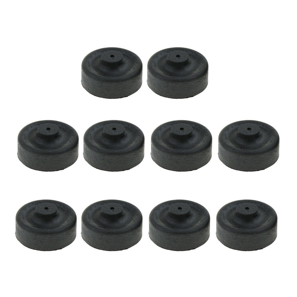 20Pcs Rubber Oxygen Pump Air Tube Hose Aquarium Fish Tank Suction Cup Black