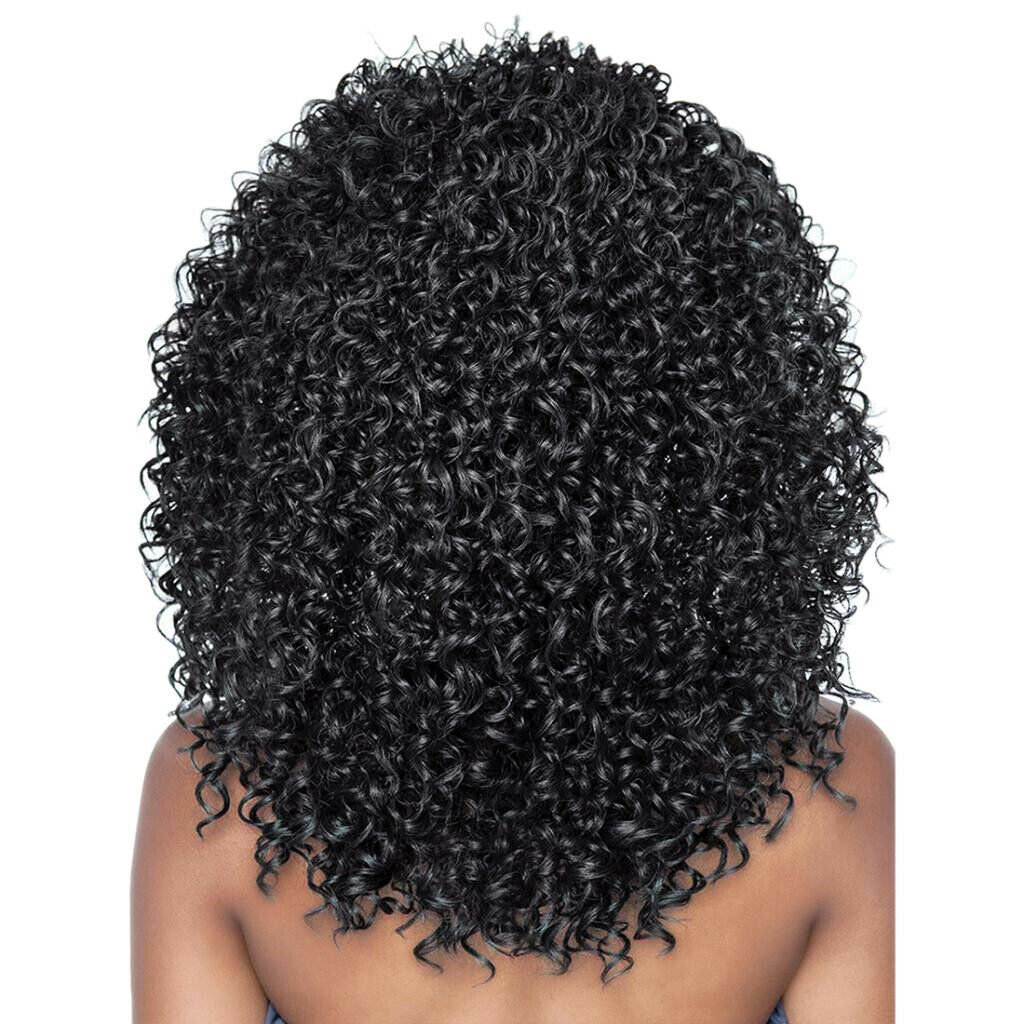 Beauty Short Curly Wigs for Black Women Synthetic Hair Blonde And Brown Wig