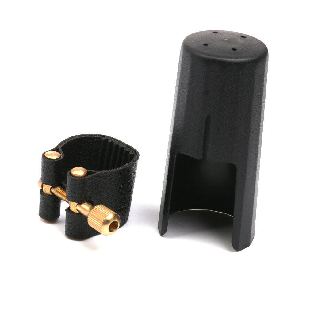 Mouthpiece Cover with PU Ligature for Alto Saxophone Tenor Sax Replacement
