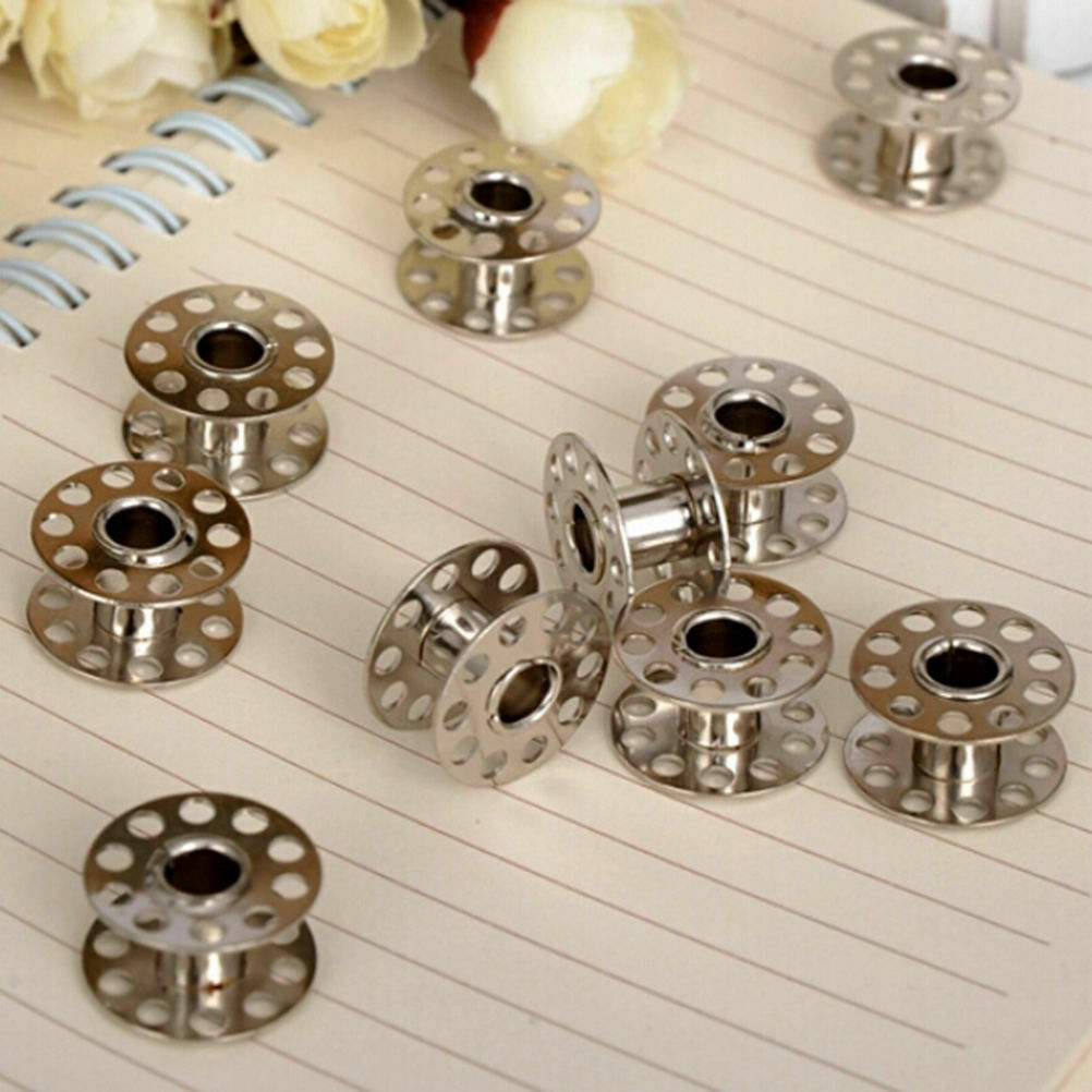 20 Pcs   Metal Stainless Sewing Machine Bobbins