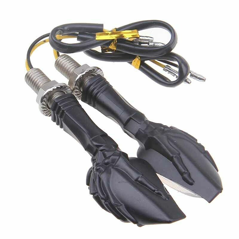 10mm LED Motorcycle Turn Signal Light Blinker Indicator Lamp Amber For Yamaha YZ