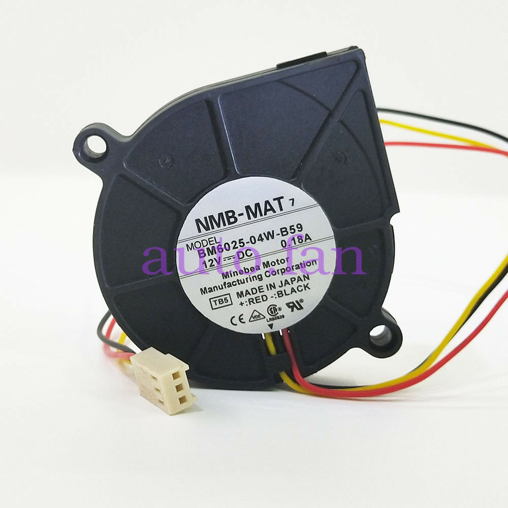 for NMB 6025 DC12V 0.18a BM6025-04W-B59 Projector Turbine Fan