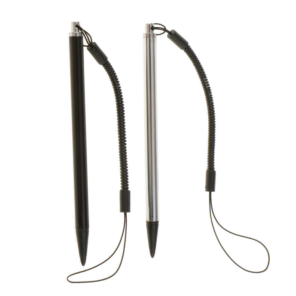 Universal ABS Resistive Touch Screen Stylus Thin Pen for Phone Tablets Black