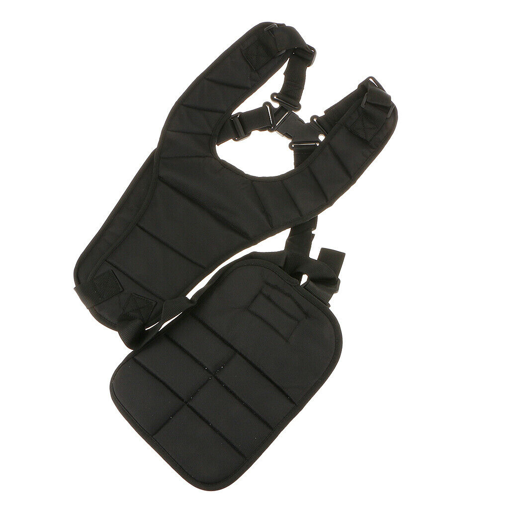 Universal Black Adjustable Brush Cutter Shoulder Strap with Carry Hook
