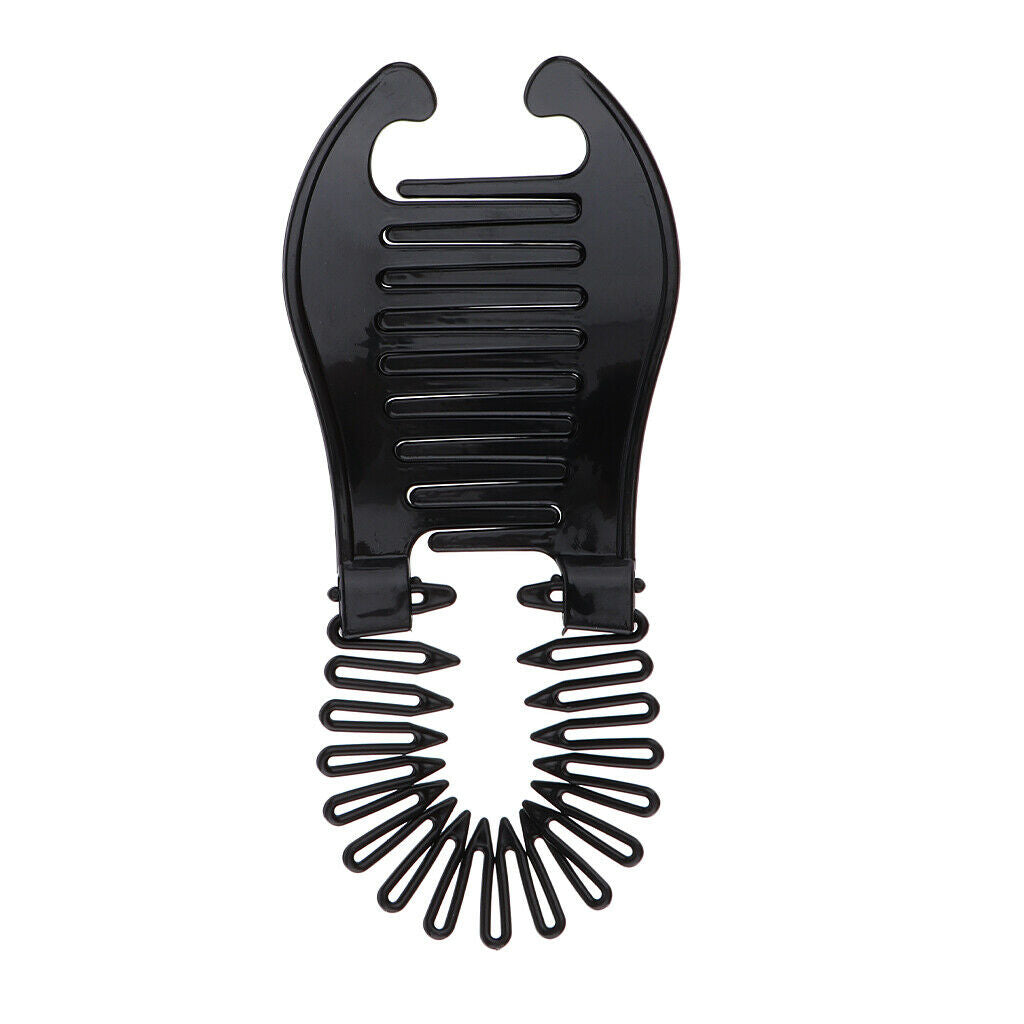 6Pcs Durable Plastic Styling Braiding Clips Donut Twist Claw Clamps Grip
