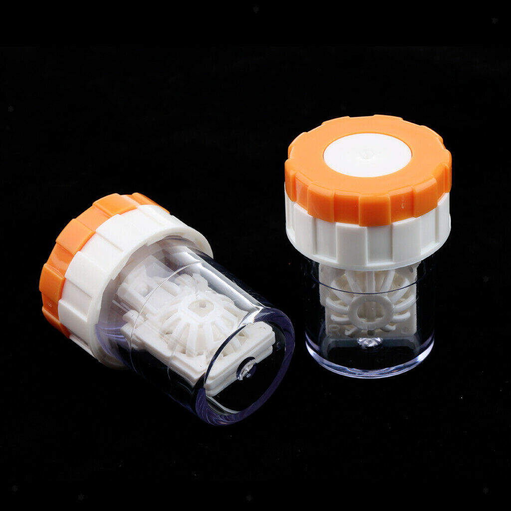 2-pack Contact Lens Container With Basket - Washing Machine For Contact Lens
