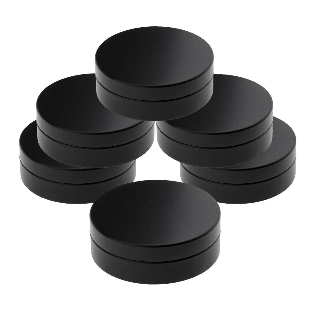 6pcs Large 100ml Aluminum Tin Cans Round Metal Lip Balm Tins Containers Lids