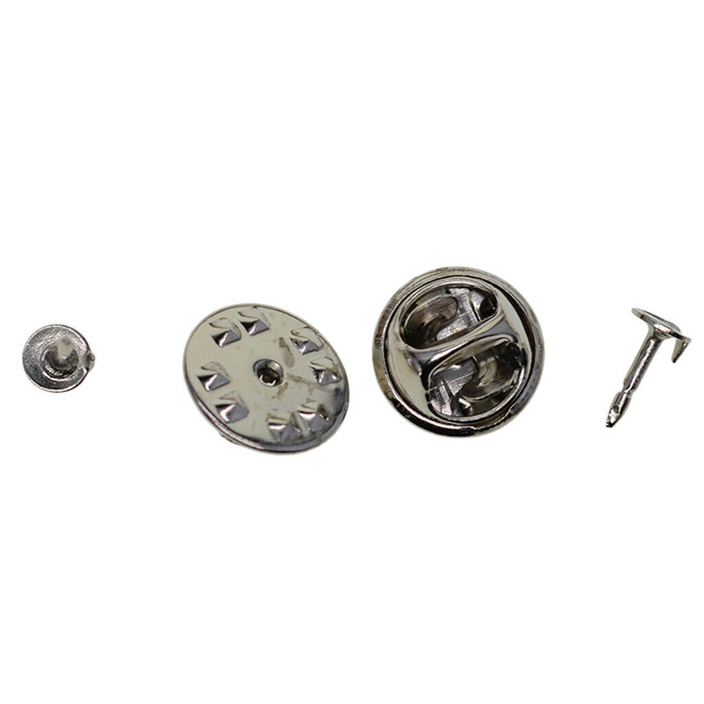 100 Set Tie Tacks Butterfly Pinch Back Pins Clutch Back Lapel Scatter Pin