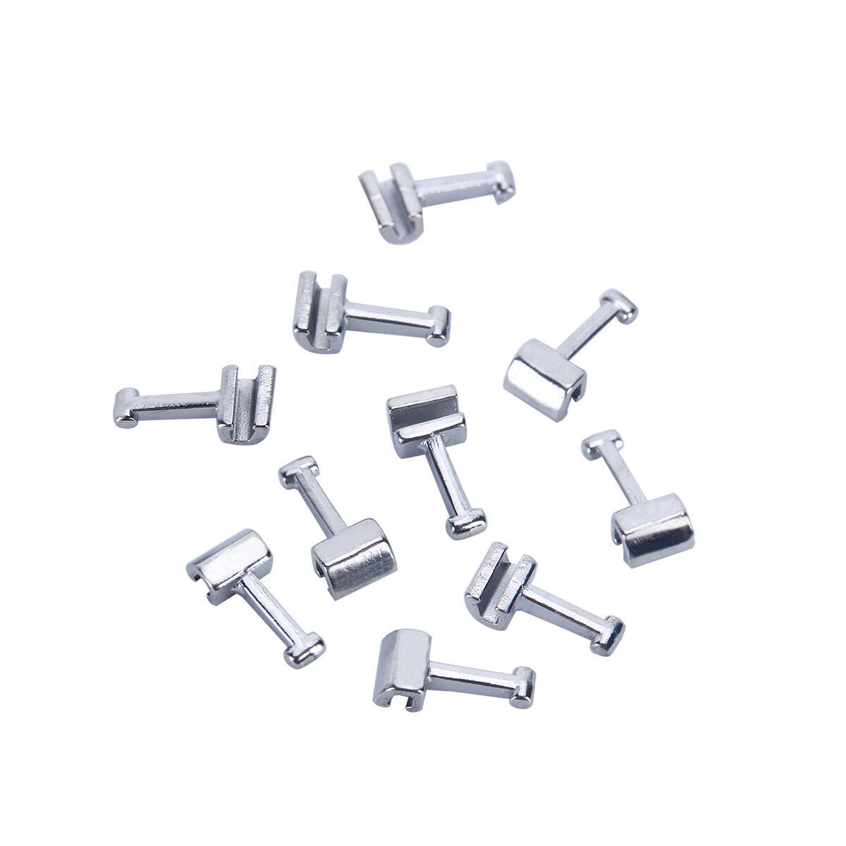 100 Packs AZDENT Dental Orthodontic Crimpable Hook Long Type 10pcs/Pack