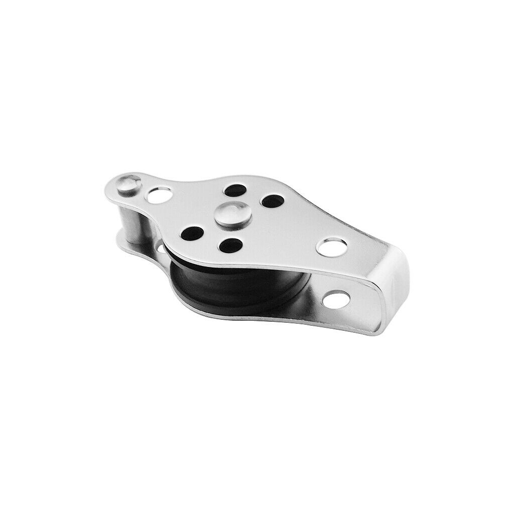 2 Pieces Pulley Blocks Rope Runner Kayak Boat Accessories