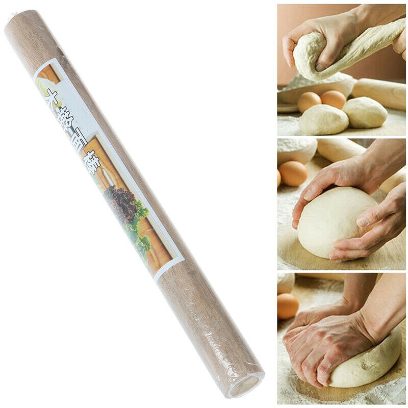 Wooden Rolling Pin Dough Roller Rod Noodle Cookies Kitchen Baking Gourmet.l8