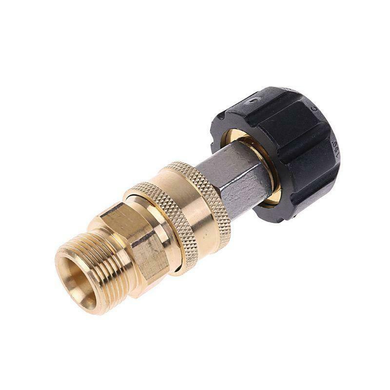 5000PSI Tool Daily Pressure Washer Adapter Set Quick Connect Couplers Kit M22 to