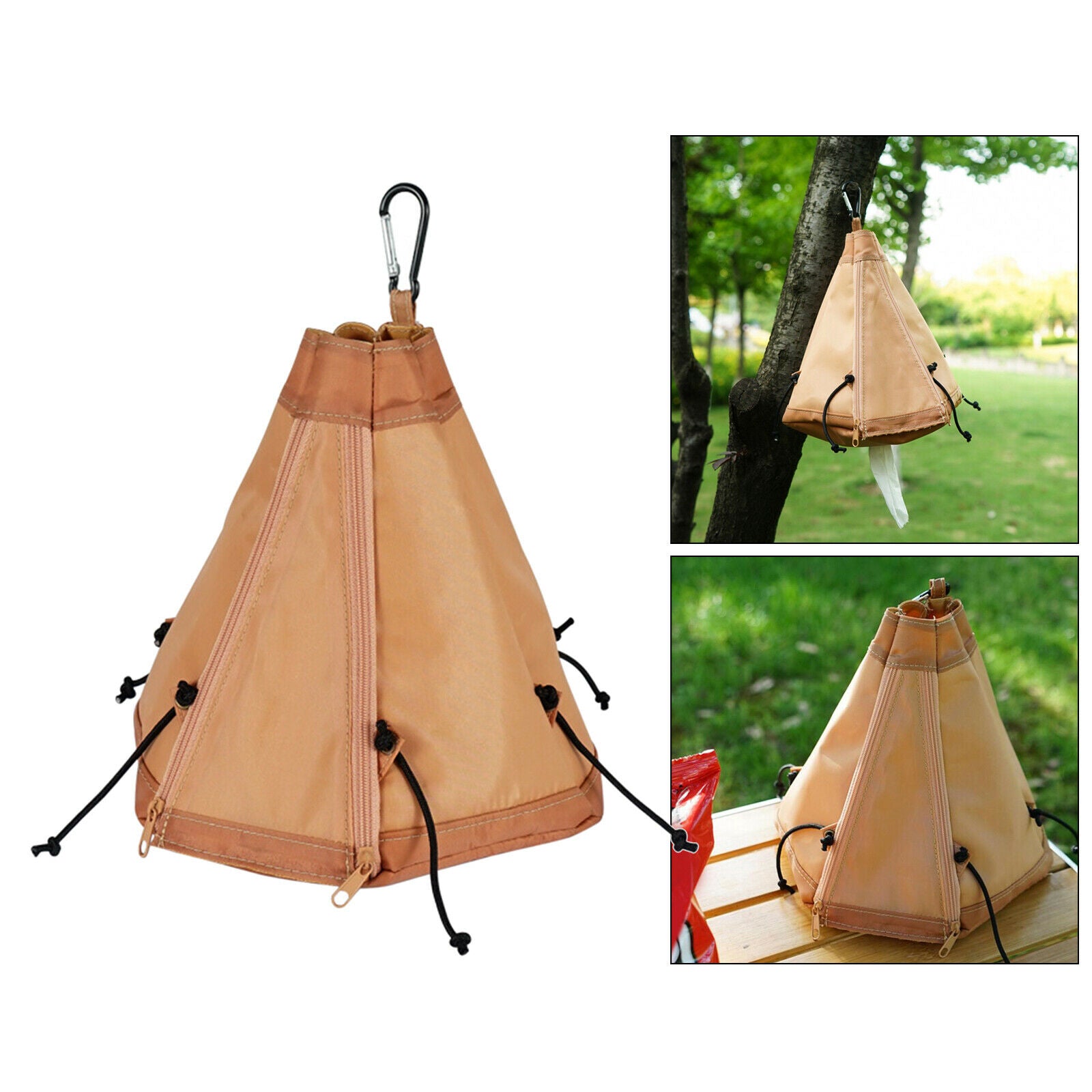 Foldable Camping Tent Tissue Box Bag Napkin Holder Restaurant Decoration