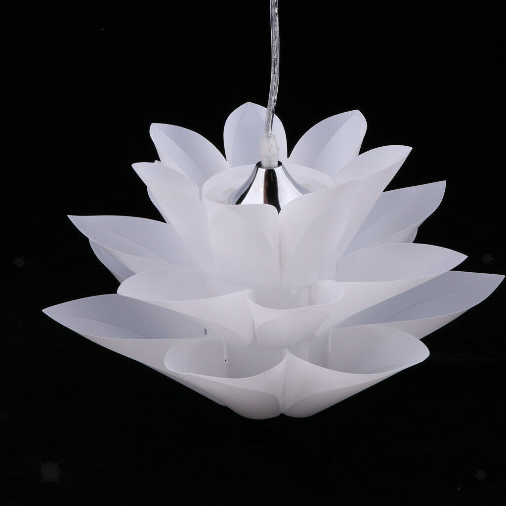 Lotus shaped hanging lamp pendant light DIY lamp accessory for E27