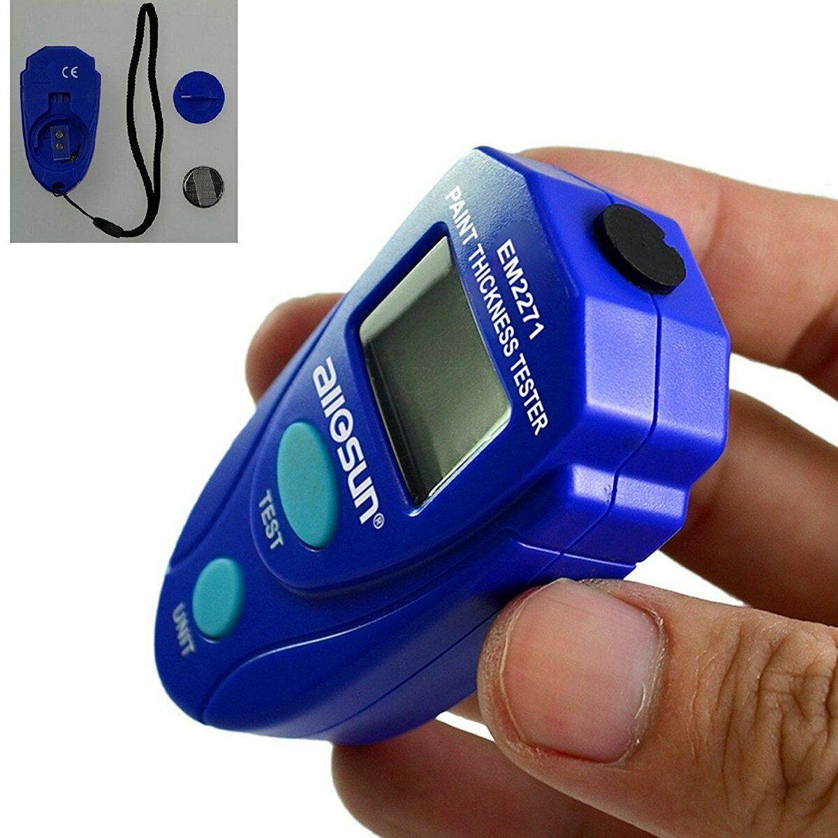 Car Digital LCD Coating Painting Measuring Paint Thickness Gauge Meter Tester
