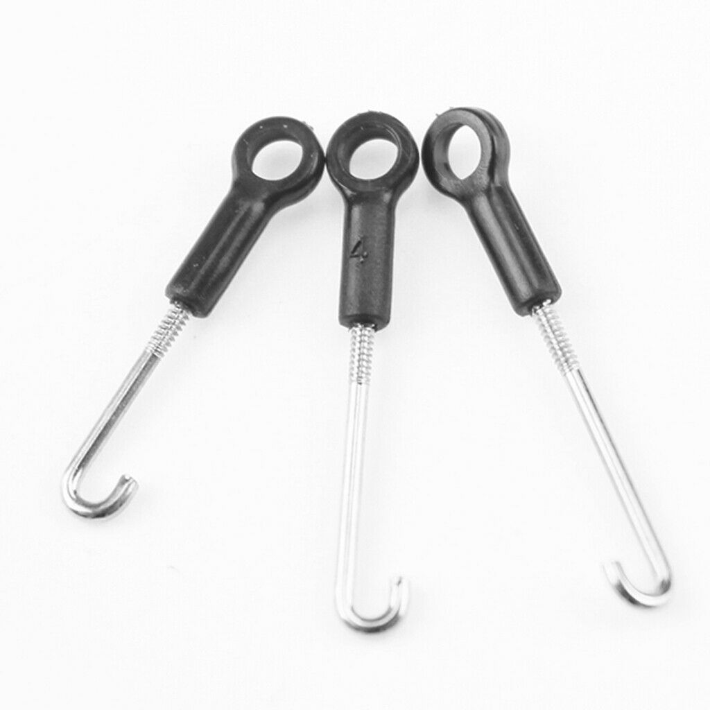 3Pcs Black Connecting Rod Linkage for Wltoys XK K130 RC Racing Drone Replacement