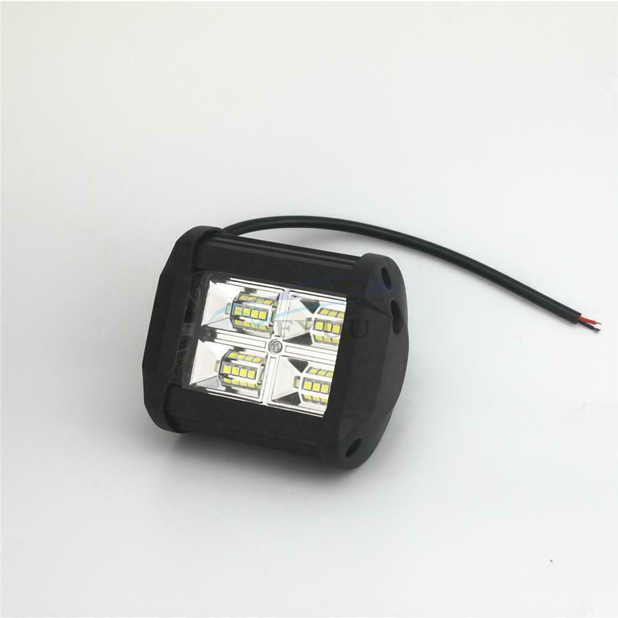 9.5×8×6.5cm 80W PC Lens Waterproof LED Driving Warning Light For ATV SUV Pickup
