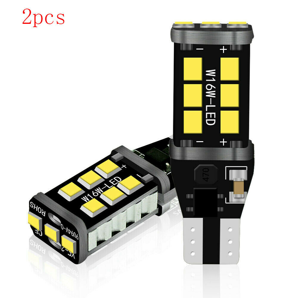 4X CANBUS 921 T15 LED Backup Light Bulb W16W Reverse Light 6000K Super Bright US