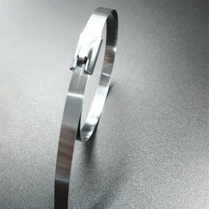 Stainless Steel Metal Cable Ties Zip Wrap Exhaust Heat Straps Marine Grade