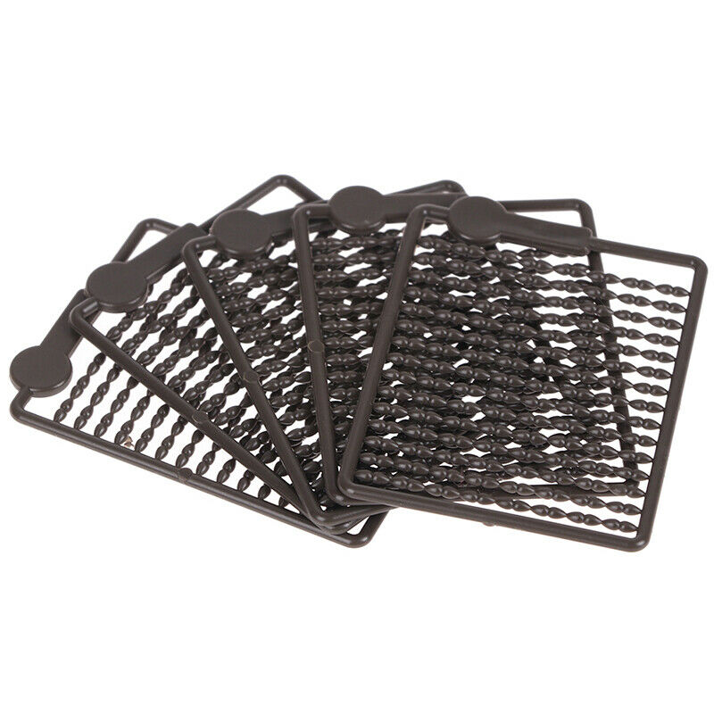 5 Cards Carp Fishing Hair Stops for Boilie Bait Dumbell Shape Fishing Bob.l8