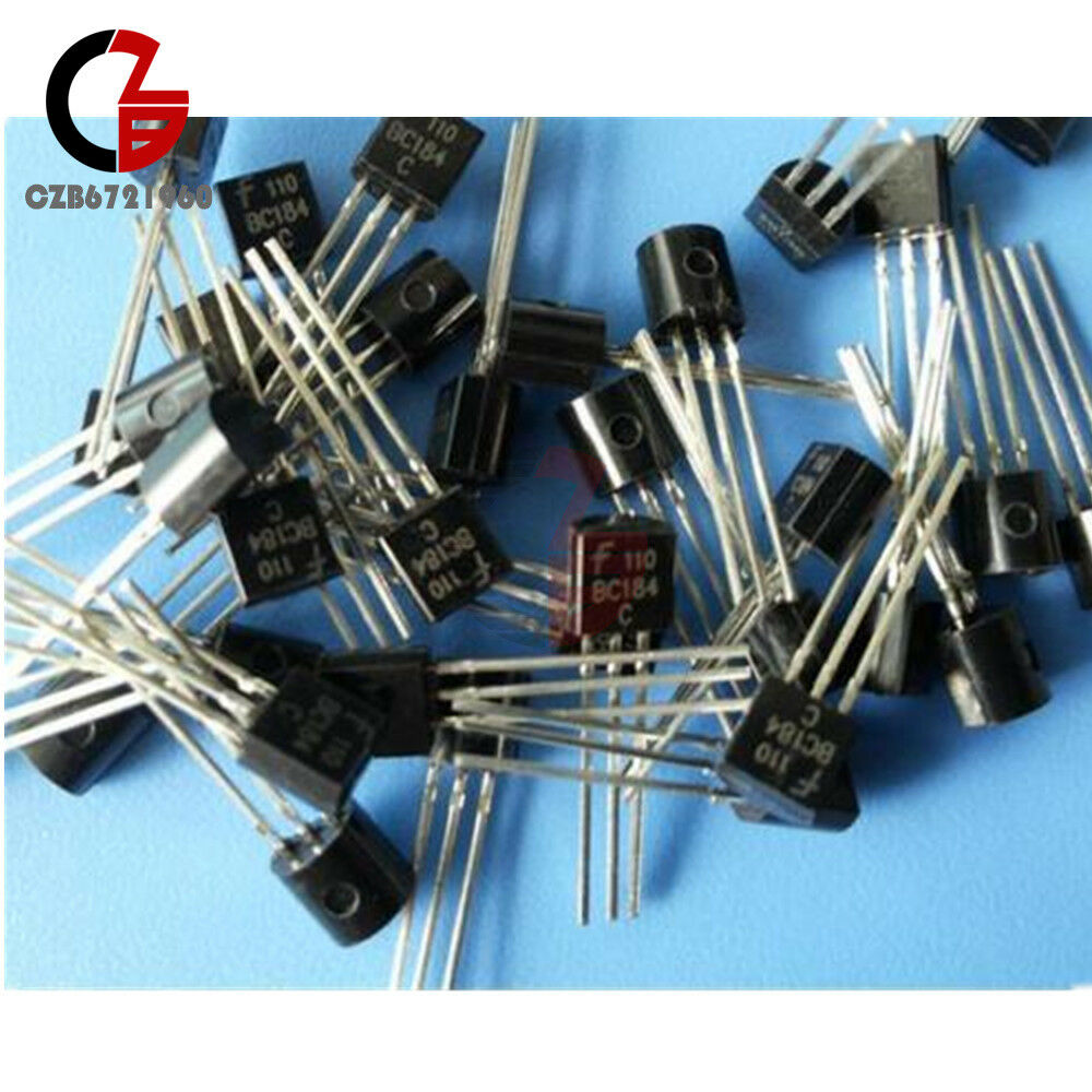 50PCS NEW BC184 BC184C NPN General Purpose Silicon Amplifier Transistor