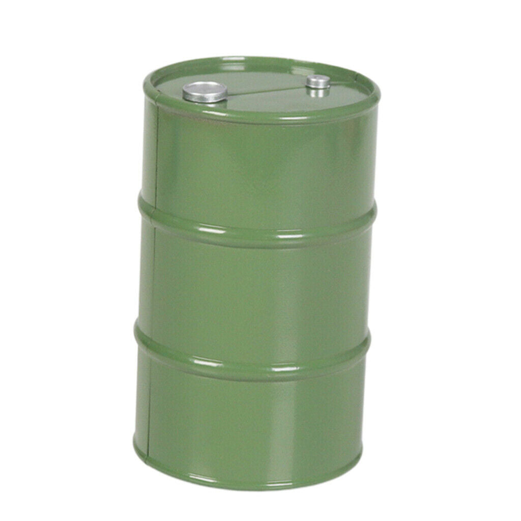 2 Pieces RC Oil Drum for Axial SCX10 90046 90047 CC01 Spare Parts Green