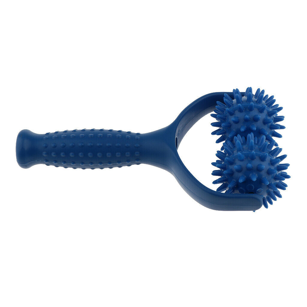 2 lot Y Shaped 2 Balls Spiky Massage Ball Arms Full Body Muscle Relief