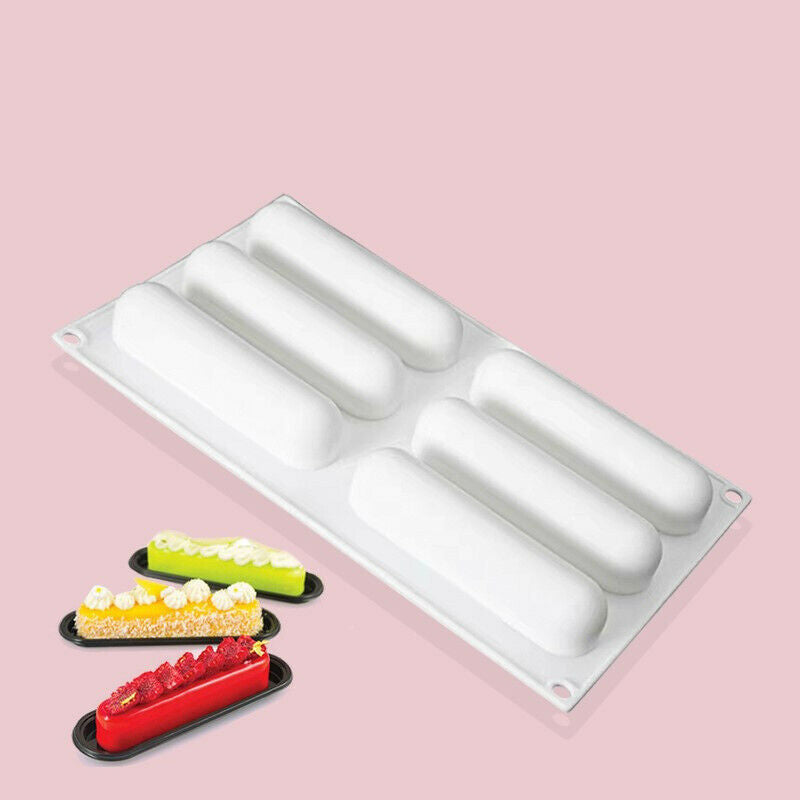 Long Strip Silione Molds for Mousse Cake Silicone Molds French Dessert SilicBDA
