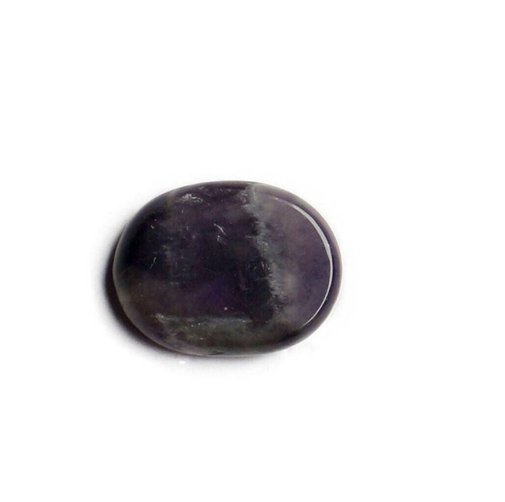 7pcs Amethyst Violet Crystal Stress Relieve Palmstone Reiki Stones Decor