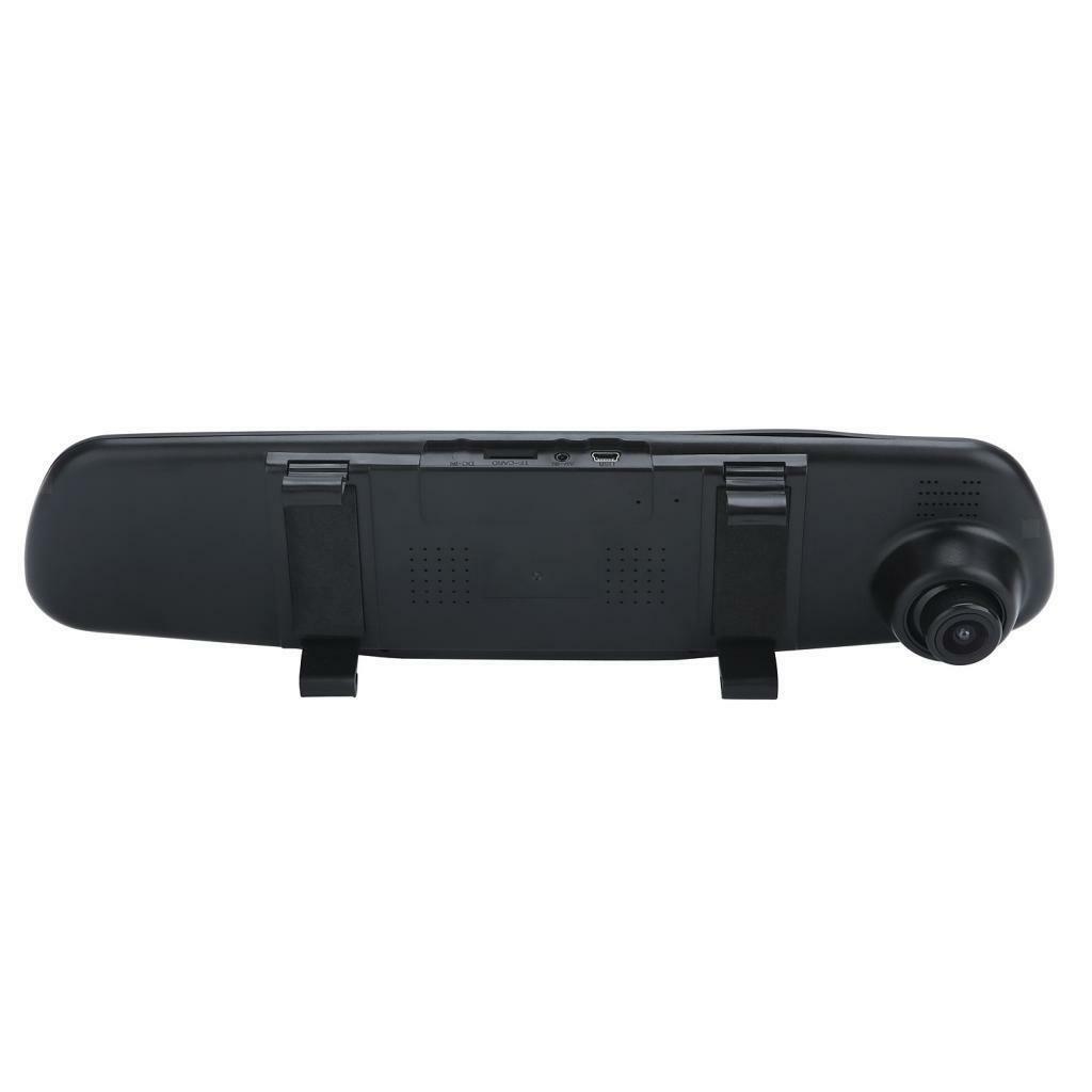 4.3'' Dual Lens HD 1080P Dash Cam Car Video Camera Driving recorder Black