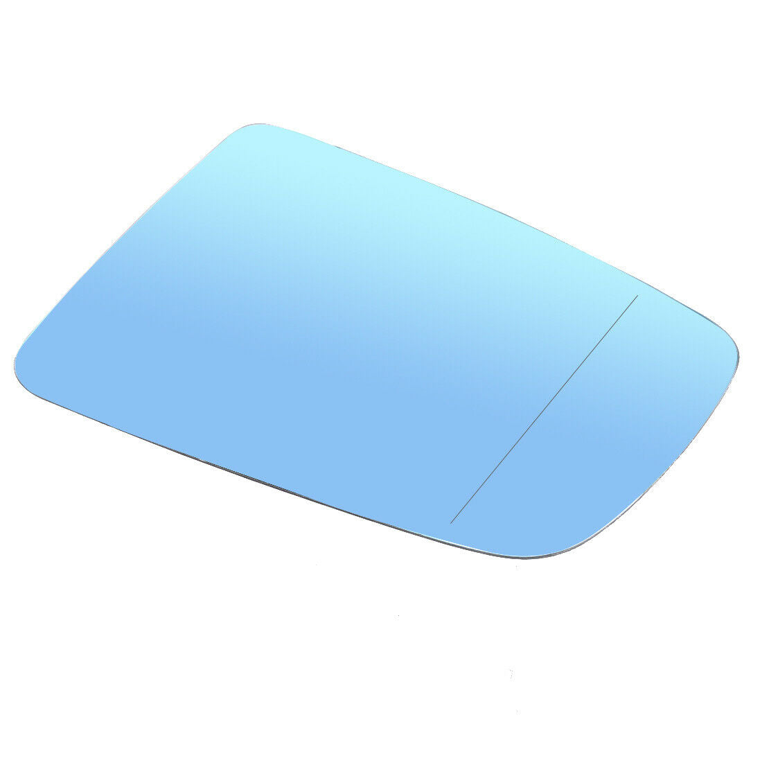 2X Heated Tinted Blue Door Mirror Glass fit for BMW E60 E61 E63 E64 2003-2010
