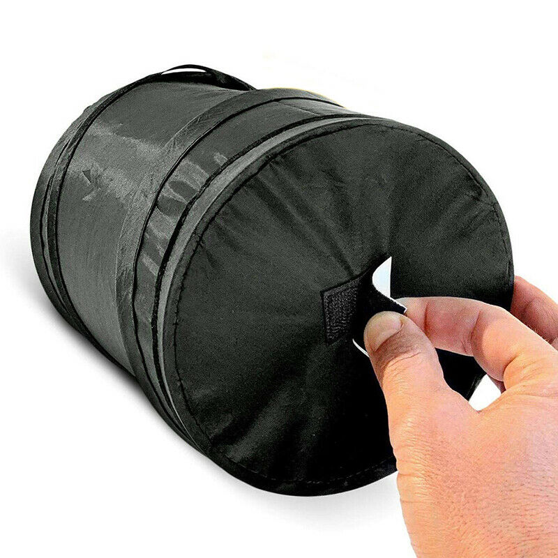 1Pc Black Car Trash Can Pack Bag Waterproof Car Trash Bag for Little Leak Pr SJ