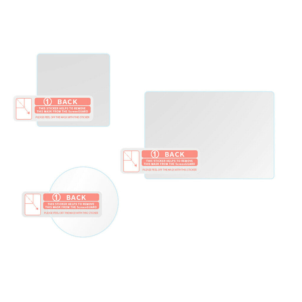 3 Pieces Tempered Glass Camera Lens Protector Fiberglass High Protective Film