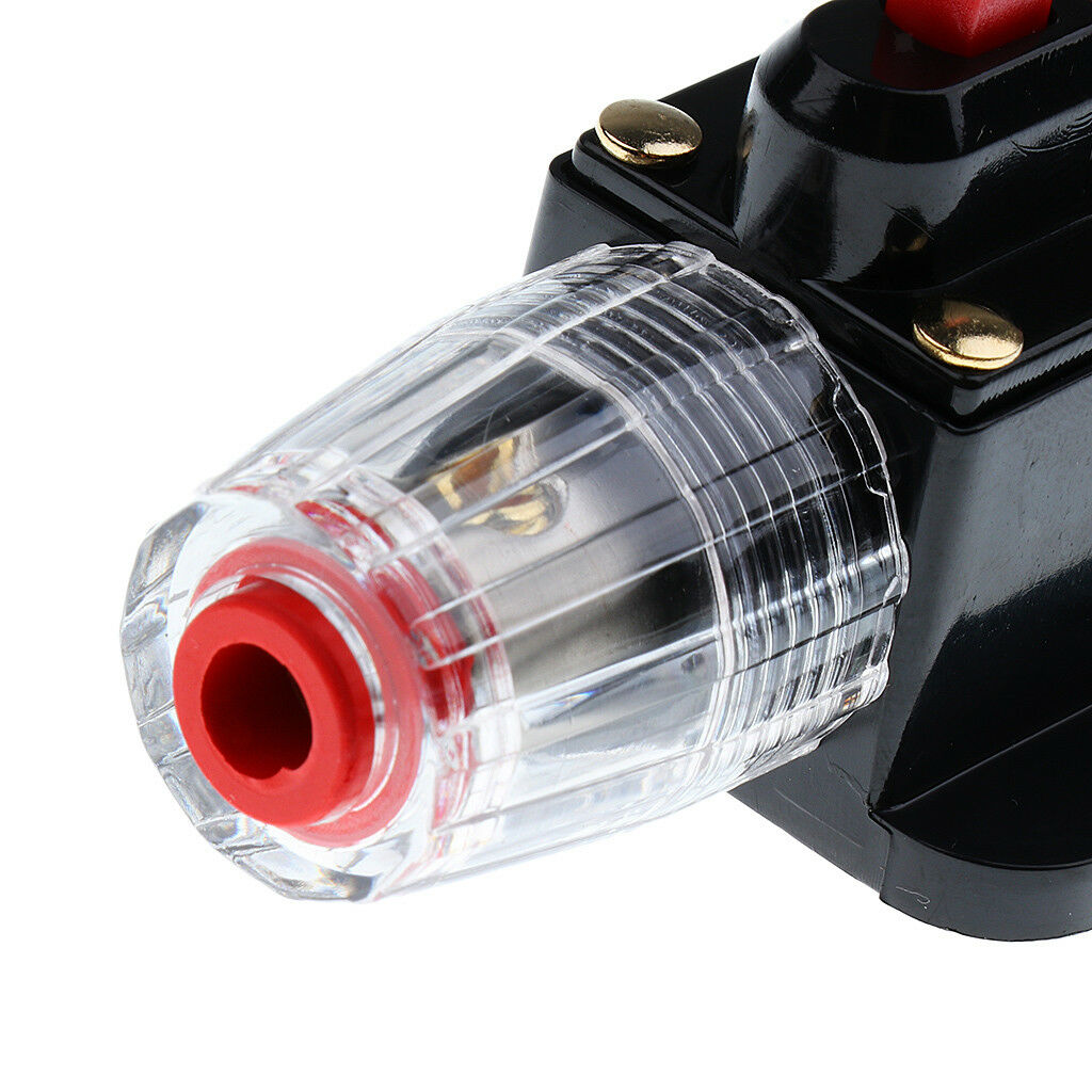 Car Boat Audio Circuit Breaker with Inline Manual Reset Fuse Holder 30A AMP