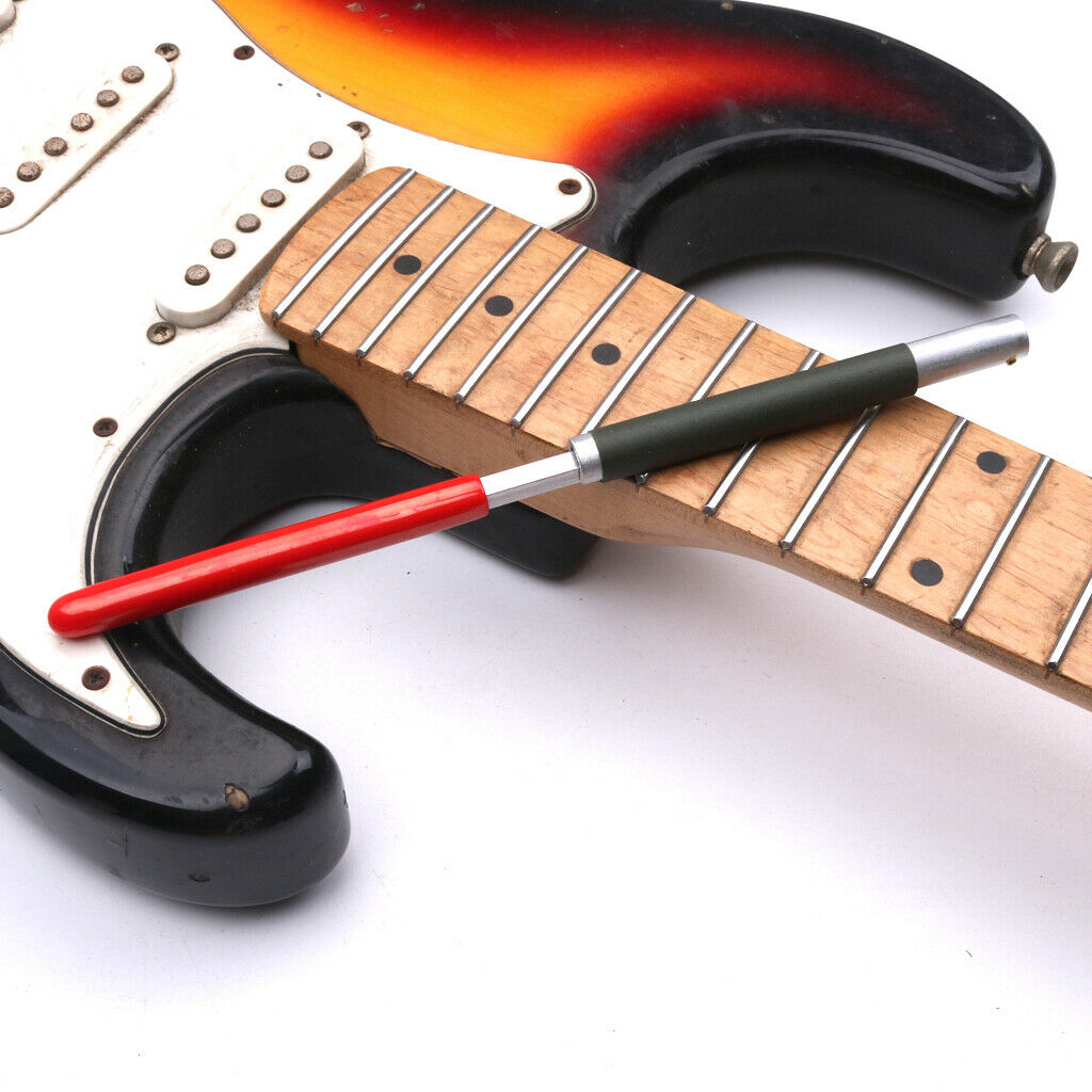 Portable Guitar Bass Fret Dressing Crowning File Sanding Tool Polishing