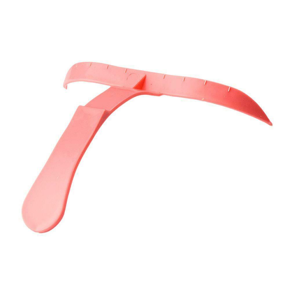 4pcs Plastic Eyebrow Makeup Microblading Measure Tattoo Ruler Micrometer  @