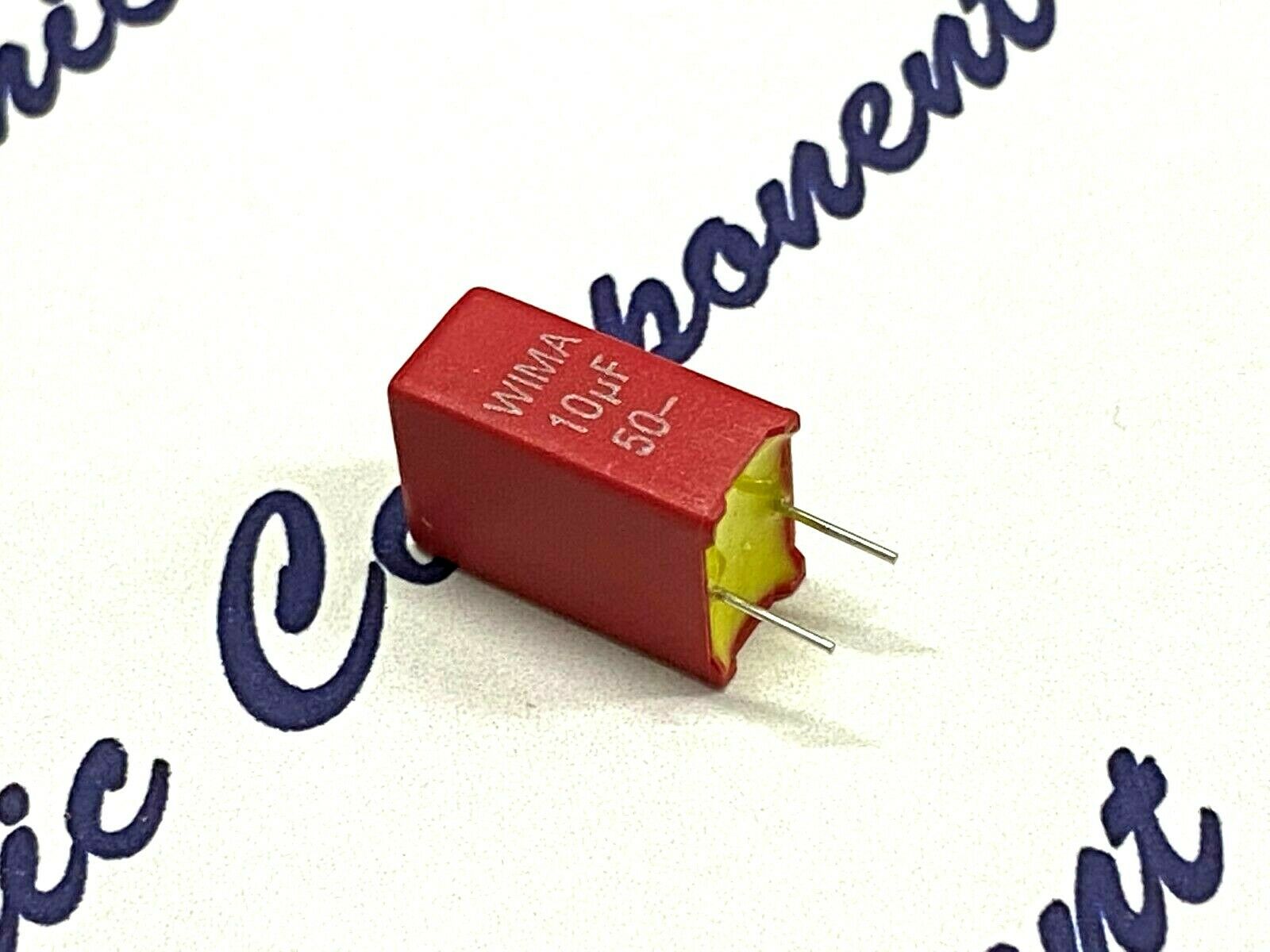 1pcs - WIMA MKS2 10uF (10µF) 50V 5% pitch:5mm Rated Polyester Film Capacitor