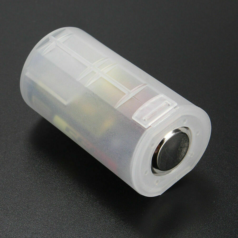 4pcs 2 AA to D Size Battery Adaptor Holder Switcher Case Box Converter Supplies