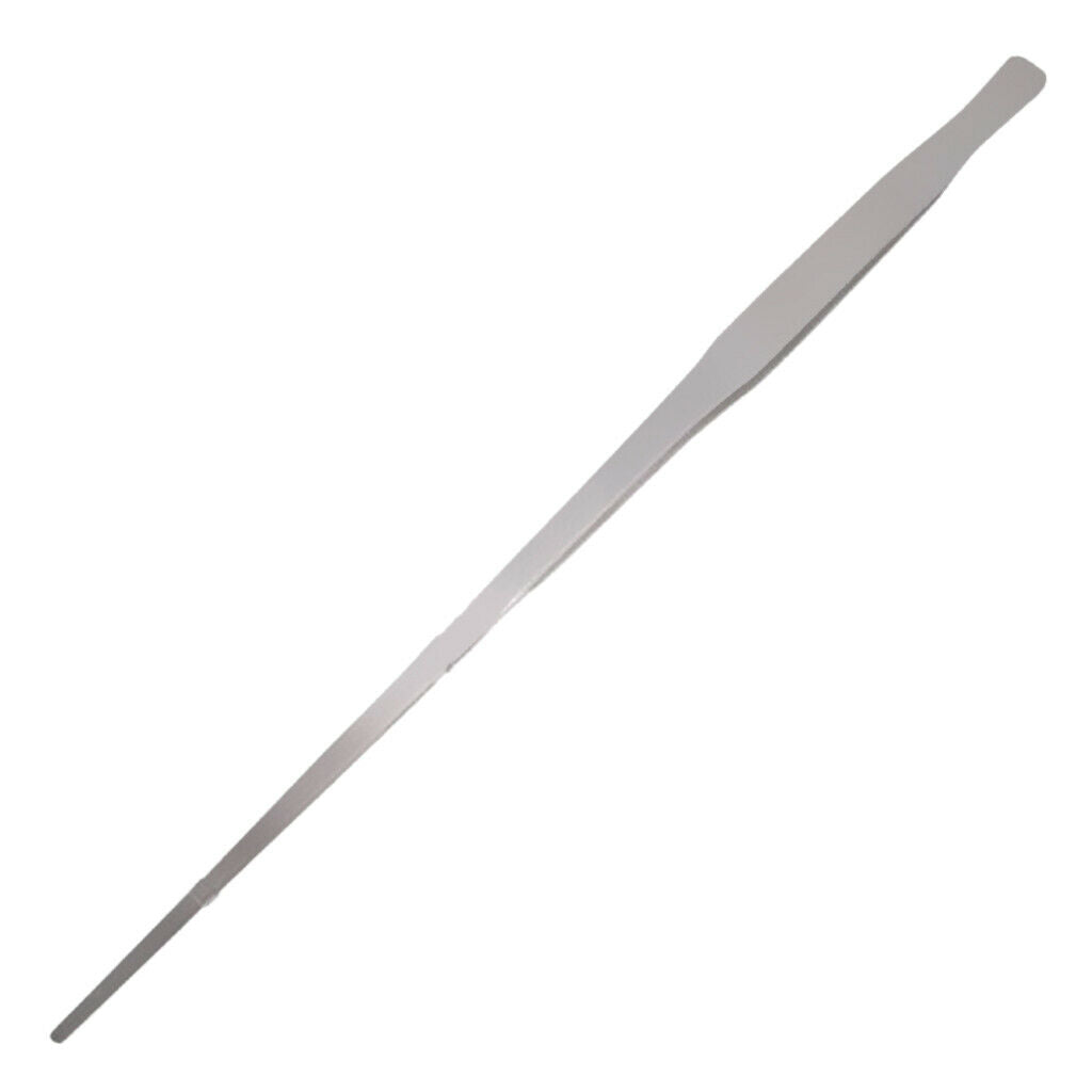 2-piece Stainless Steel Aquarium Live Tank Plant Elbow Straight Tweezer 48cm
